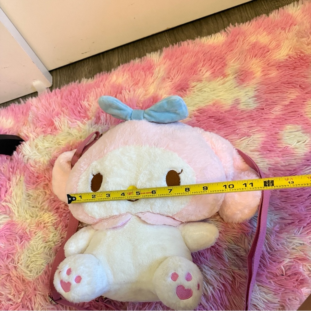 Sanrio my melody plush Backpack removable straps - Picture 7 of 7